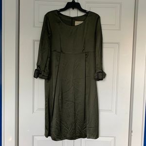 Burberry London Olive Green A-Line